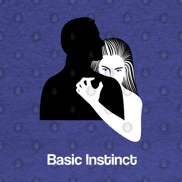 Basic Instinct Minimalist Movie Fan Art Sharon Stone by Rozbud